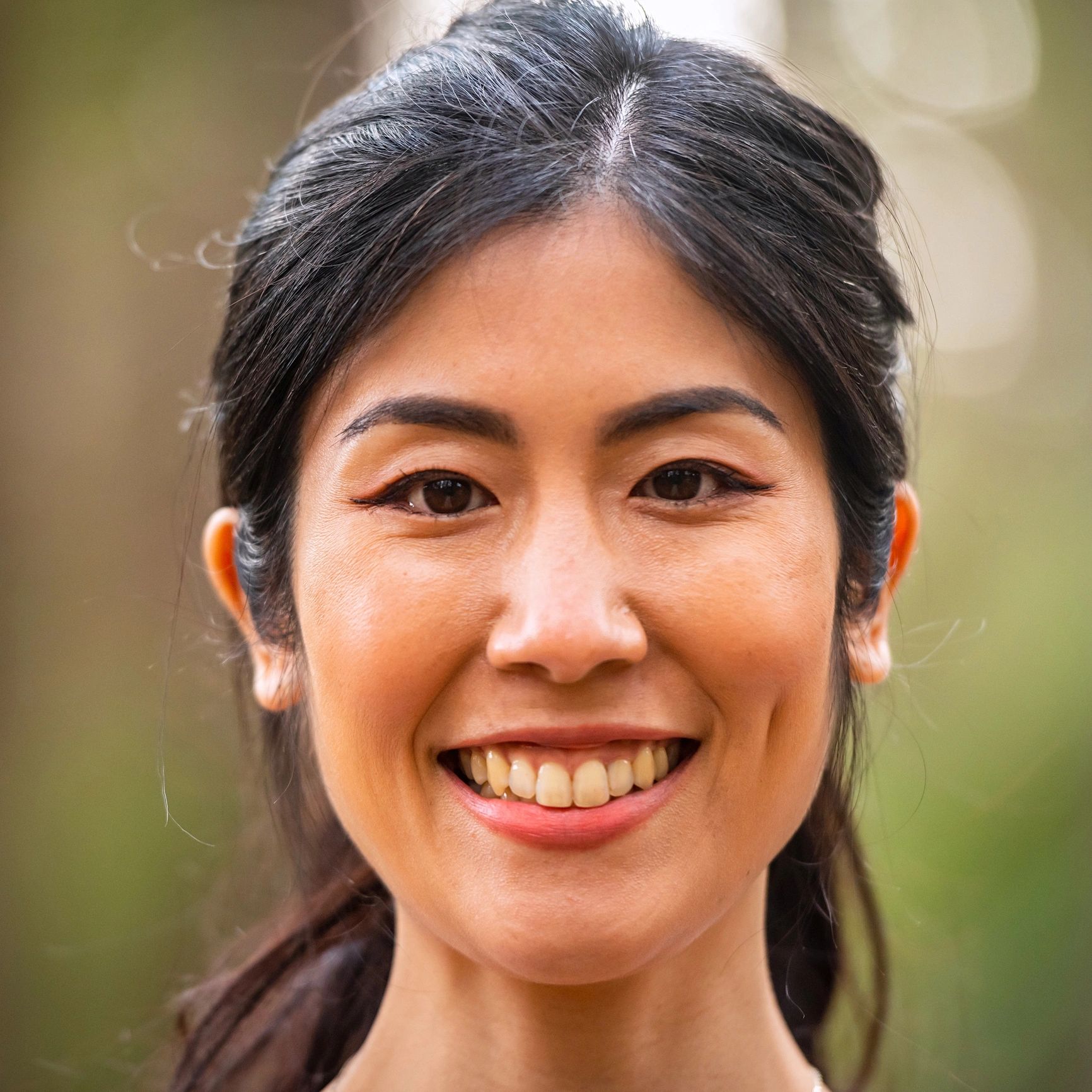 Smiling woman portrait